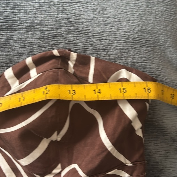 Max & Cleo chocolate brown silk strapless Dress NWT - Picture 9 of 14